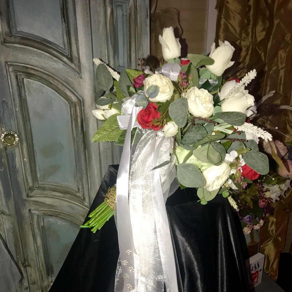 Beautiful handmade bridal bouquet